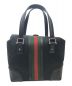 GUCCI (グッチ) スクエアドクターズバッグ/トートバッグ ブラック：45000円