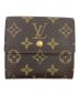 LOUIS VUITTON（ルイ ヴィトン）の古着「2つ折り財布/ポルトフォイユ・エリーズ」｜ブラウン