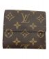 LOUIS VUITTON (ルイ ヴィトン) 2つ折り財布/ポルトフォイユ・エリーズ ブラウン：15000円