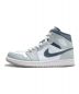 NIKE (ナイキ) AIR JORDAN 1 MID GREYSCALE/エア ジョーダン1/スニーカー グレー×ホワイト サイズ:27：17800円