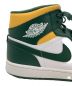 中古・古着 NIKE (ナイキ) AIR JORDAN 1 MID SEATTLE SUPERSONICS/エアジョーダン1 ミッド グリーン×イエロー サイズ:US9：14800円