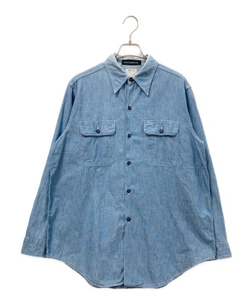 MADISON BLUE（マディソンブルー）MADISON BLUE (マディソンブルー) シャンブレーシャツ ブルー サイズ:02の古着・服飾アイテム