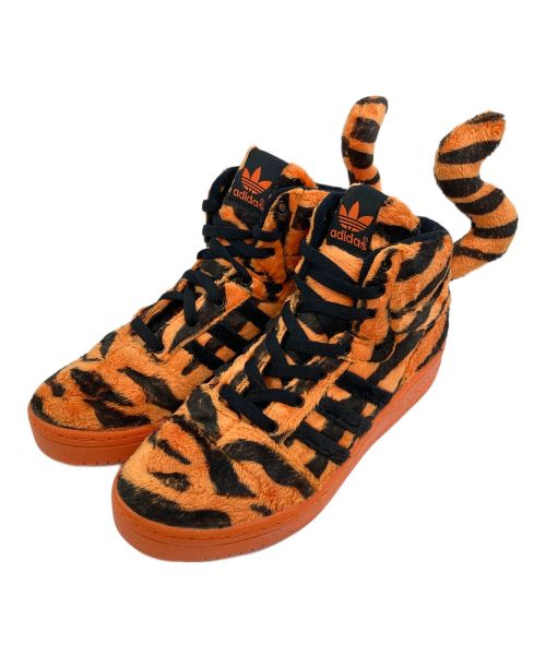 adidas Originals by JEREMY SCOTT（アディダスオリジナルバイジェレミースコット）adidas originals by JEREMY SCOTT (アディダスオリジナルバイジェレミースコット) ハイカットスニーカー オレンジ サイズ:26.5の古着・服飾アイテム