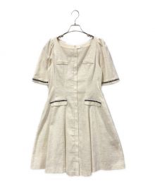 HER LIP TO（ハーリップトゥ）の古着「Canal Tweed Mini Dress」｜アイボリー