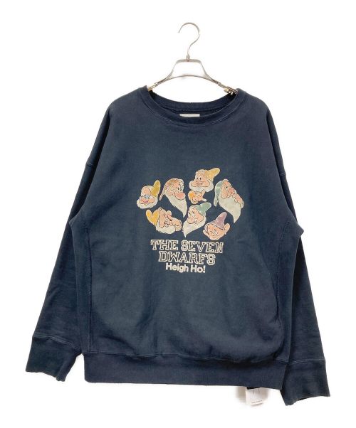 BOWWOW（バウワウ）BOWWOW (バウワウ) DISNEY (ディズニー) SEVEN DWARFS SWEAT SHIRTS ブラック サイズ:Lの古着・服飾アイテム