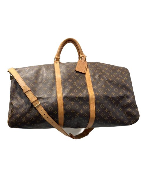 LOUIS VUITTON（ルイ ヴィトン）LOUIS VUITTON (ルイ ヴィトン) ボストンバッグ/キーポル・バンドリエール60 ブラウンの古着・服飾アイテム