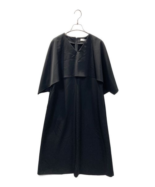 ADORE（アドーア）ADORE (アドーア) ストレッチツイルワンピース ブラック サイズ:38の古着・服飾アイテム