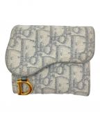 Christian Diorクリスチャン ディオール）の古着「3つ折り財布/コンパクトウォレット」｜グレー
