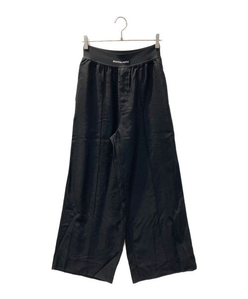 beautiful people（ビューティフルピープル）beautiful people (ビューティフルピープル) viscose gabardineelastic waist pants/ビスコース ギャバジンエラスティック ウェストパンツ ブラック サイズ:38の古着・服飾アイテム