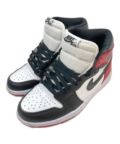 NIKE（ナイキ）NIKE (ナイキ) ハイカットスニーカー/Air Jordan 1 Retro ホワイト×レッド サイズ:23.5の古着・服飾アイテム