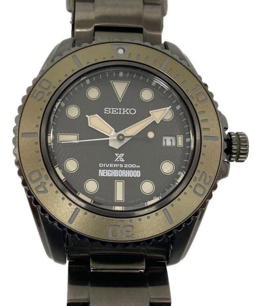 SEIKO（セイコー）SEIKO (セイコー) NEIGHBORHOOD (ネイバーフッド) リストウォッチ/プロスペックス ブラックの古着・服飾アイテム