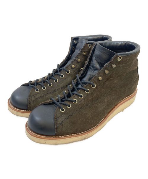 CHIPPEWA（チペワ）CHIPPEWA (チペワ) 5インチ ツートーン スウェードブリッジマン レーストゥトゥブーツ ブラウン サイズ:8.5の古着・服飾アイテム