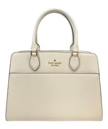 Kate Spade（ケイトスペード）の古着「マディソン ミディアム サッチェル/2WAYバッグ/ハンドバッグ/トートバッグ/ショルダーバッグ」｜アイボリー