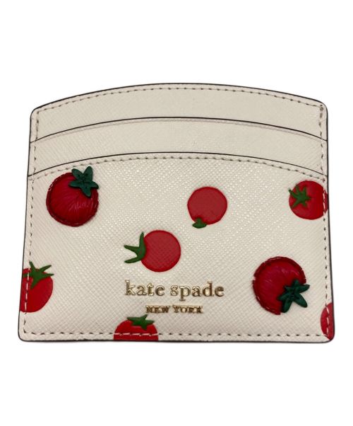 Kate Spade（ケイトスペード）Kate Spade (ケイトスペード) カードケース/パスケース アイボリーの古着・服飾アイテム