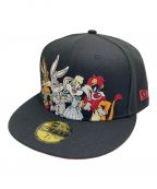 New Eraニューエラ）の古着「ワーナーブラザーズ 59FIFTY/キャップ」｜ブラック×レッド