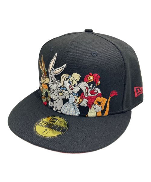 New Era（ニューエラ）New Era (ニューエラ) ワーナーブラザーズ 59FIFTY/キャップ ブラック×レッドの古着・服飾アイテム