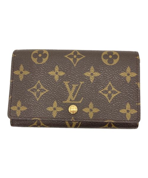 LOUIS VUITTON（ルイ ヴィトン）LOUIS VUITTON (ルイ ヴィトン) ポルトモネ・ビエ・トレゾール/2つ折り財布 ブラウンの古着・服飾アイテム