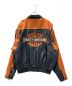 HARLEY-DAVIDSON (ハーレーダビッドソン) レーシングジャケット ブラック×ブラウン サイズ:L：12000円