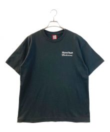 Wasted Youth Budweiser（ウェイステッド・ユース×バドワイザー）の古着「半袖Tシャツ」｜ブラック