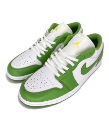 NIKE（ナイキ）の古着「スニーカー/エア ジョーダン 1 LOW SE/ir Jordan 1 Low SE」｜ライトグリーン×ホワイト