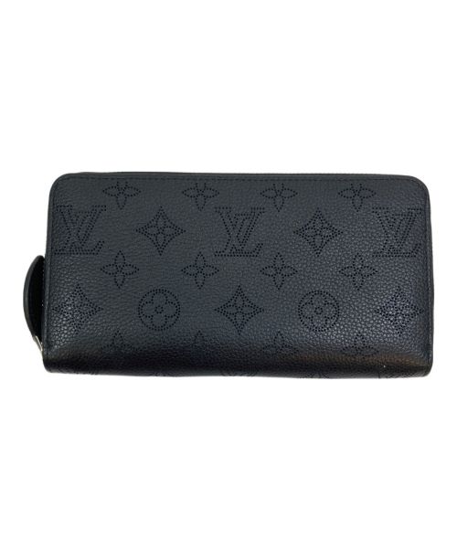 LOUIS VUITTON（ルイ ヴィトン）LOUIS VUITTON (ルイ ヴィトン) ラウンドファスナー長財布 ブラックの古着・服飾アイテム