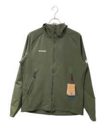 MAMMUT（マムート）の古着「Macun 2.0 SO Hooded Jacket」｜グリーン