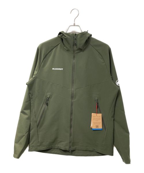 MAMMUT（マムート）MAMMUT (マムート) Macun 2.0 SO Hooded Jacket グリーン サイズ:XL 未使用品の古着・服飾アイテム