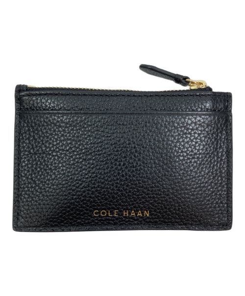 COLE HAAN（コールハーン）COLE HAAN (コールハーン) レザーコインケース ブラックの古着・服飾アイテム