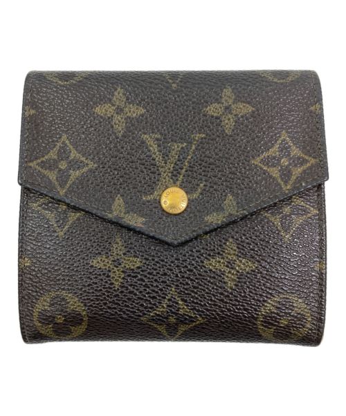 LOUIS VUITTON（ルイ ヴィトン）LOUIS VUITTON (ルイ ヴィトン) 3つ折り財布/ポルト・モネ・ビエ・カルト ブラウンの古着・服飾アイテム