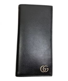 GUCCI（グッチ）の古着「2つ折り長財布」｜ブラック