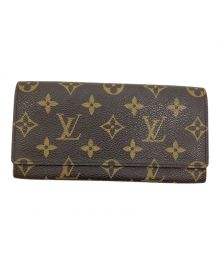 LOUIS VUITTON（ルイ ヴィトン）の古着「札入れ/ポルトサークルバイフォールド」｜ブラウン