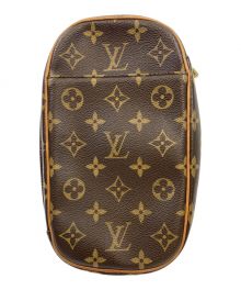 LOUIS VUITTON（ルイ ヴィトン）の古着「ポシェットガンジュ/ショルダーバッグ/ウエストポーチ/ボディバッグ」｜ブラウン