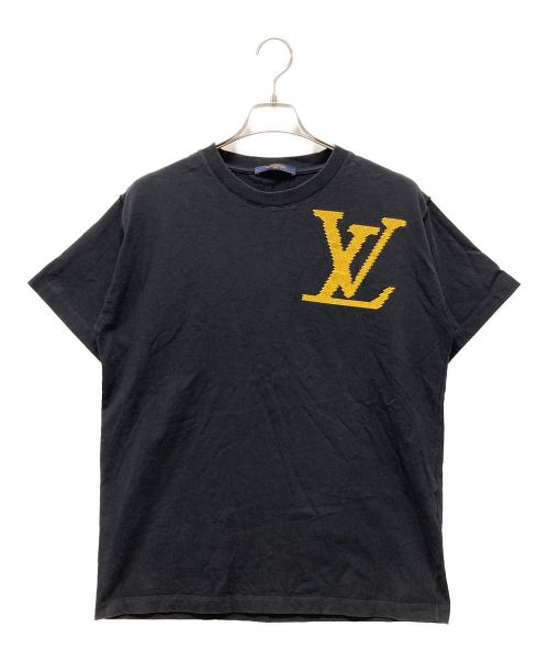 LOUIS VUITTON（ルイ ヴィトン）LOUIS VUITTON (ルイ ヴィトン) ロゴカットソー ブラック サイズ:Ｍの古着・服飾アイテム