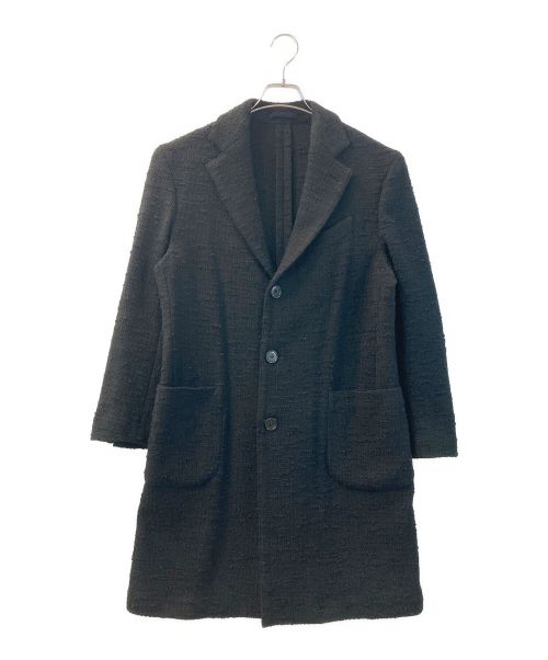 LARDINI（ラルディーニ）LARDINI (ラルディーニ) ウールコート ブラック サイズ:48の古着・服飾アイテム