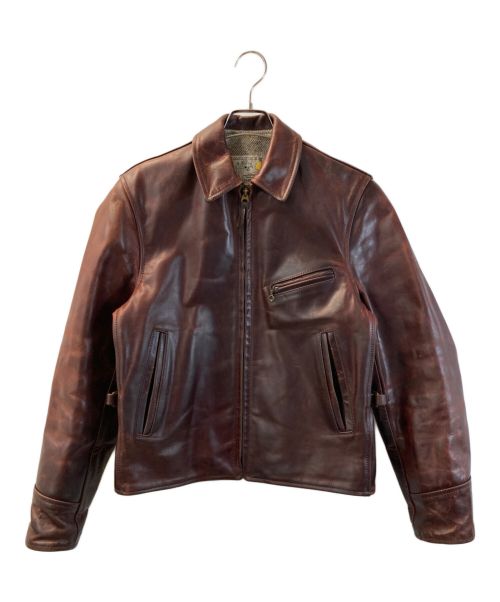 Aero LEATHER（エアロレザー）Aero LEATHER (エアロレザー) レザージャケット ブラウン サイズ:34の古着・服飾アイテム