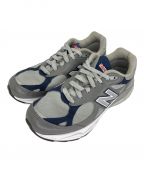 NEW BALANCEニューバランス）の古着「スニーカー」｜グレー×ネイビー