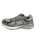 NEW BALANCE (ニューバランス) スニーカー グレー×ネイビー サイズ:27.5：14000円