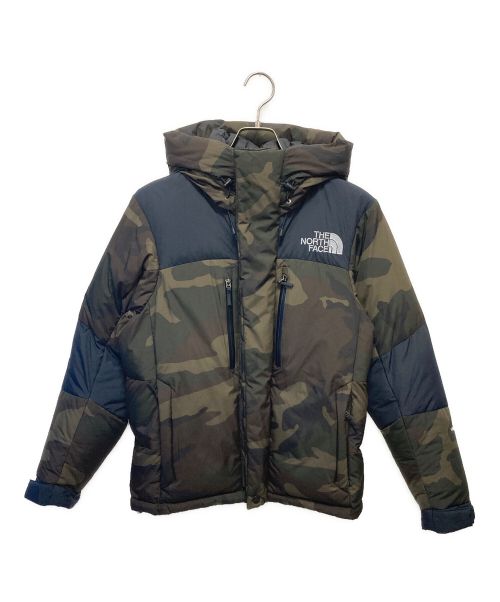 THE NORTH FACE（ザ ノース フェイス）THE NORTH FACE (ザ ノース フェイス) ダウンジャケット ブラック×グリーン サイズ:XSの古着・服飾アイテム