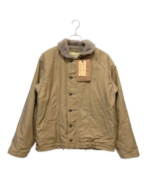 BUZZ RICKSON'S（バズリクソンズ）Buzz Rickson's (バズリクソンズ) N-1デッキジャケット グリーン サイズ:XXX-LARGE（4L)の古着・服飾アイテム