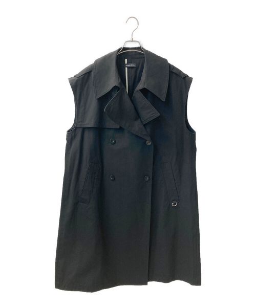 MAISON SPECIAL（メゾンスペシャル）MAISON SPECIAL (メゾンスペシャル) Over Size Trench Gilet ブラック サイズ:FREEの古着・服飾アイテム