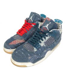 NIKE（ナイキ）の古着「ハイカットスニーカー/Air Jordan 4 SE "SASHIKO"/ エアジョーダン4 SE "刺し子"」｜ネイビー