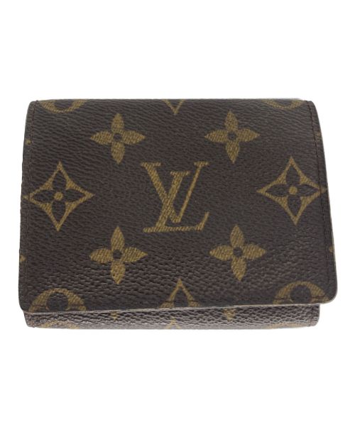 LOUIS VUITTON（ルイ ヴィトン）LOUIS VUITTON (ルイ ヴィトン) カードケース/アンヴェロップ・カルト・ドゥ・ヴィジット ブラウンの古着・服飾アイテム