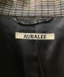 中古・古着 AURALEE (オーラリー) DOUBLE FACE CHECK ZIP BLOUSON グレー×ブルー サイズ:3：31000円