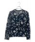 Y's（ワイズ）の古着「WOOL JERSEY DOT PRINT LONG SLEEVE SLIM FIT T-SHIRT」｜ブラック