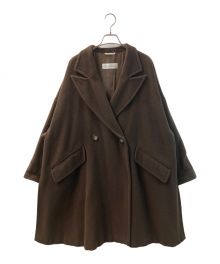 MaxMara（マックスマーラ）の古着「カシミヤ混ダブルコート」｜ブラウン