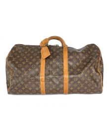 LOUIS VUITTON（ルイ ヴィトン）の古着「トラベルバッグ/キーポル55」｜ブラウン