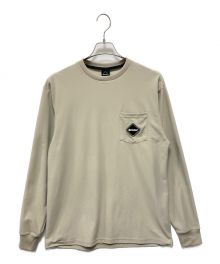 F.C.R.B（エフシーアールビー）の古着「AUTHENTIC TEAM L/S POCKET TOP」｜ベージュ