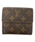 LOUIS VUITTON (ルイ ヴィトン) 2つ折り財布/ポルトフォイユ・エリーズ ブラウン：10000円