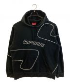 SUPREMEシュプリーム）の古着「プルオーバーパーカー」｜ブラック