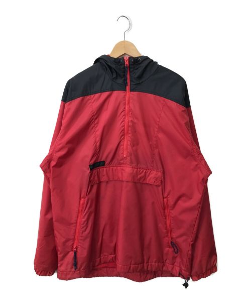 Columbia（コロンビア）Columbia (コロンビア) アノラックパーカー レッド×ブラック サイズ:Mの古着・服飾アイテム